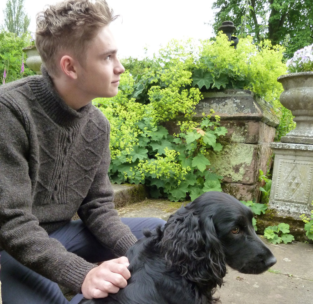 Headlow In Mid Brown Pure Wool Jumper